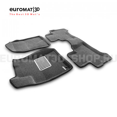 Текстильные 3D коврики Euromat3D Lux в салон для Lexus GX470 (1998-2008) № EM3D-005121G Серые Текстильные 3D коврики Euromat3D Lux в салон для Lexus GX470 (1998-2008) № EM3D-005121G Серые
