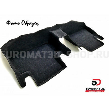 Текстильные 5D коврики с высоким бортом Euromat3D в салон для Kia Sorento (2009-2012) № EM5D-002930