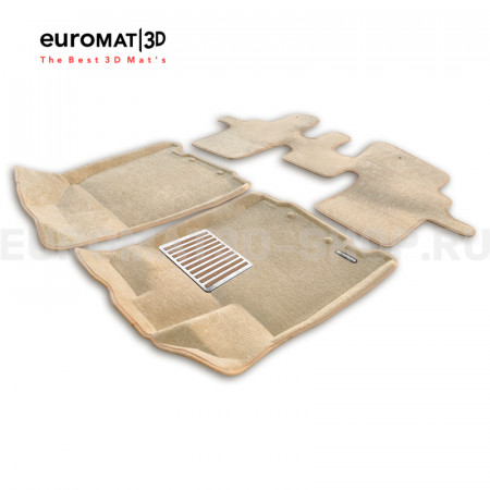 Текстильные 3D коврики Euromat3D Lux в салон для Nissan Pathfinder (R52) (2014-) № EM3D-003723T Бежевые Текстильные 3D коврики Euromat3D Lux в салон для Nissan Pathfinder (R52) (2014-) № EM3D-003723T Бежевые